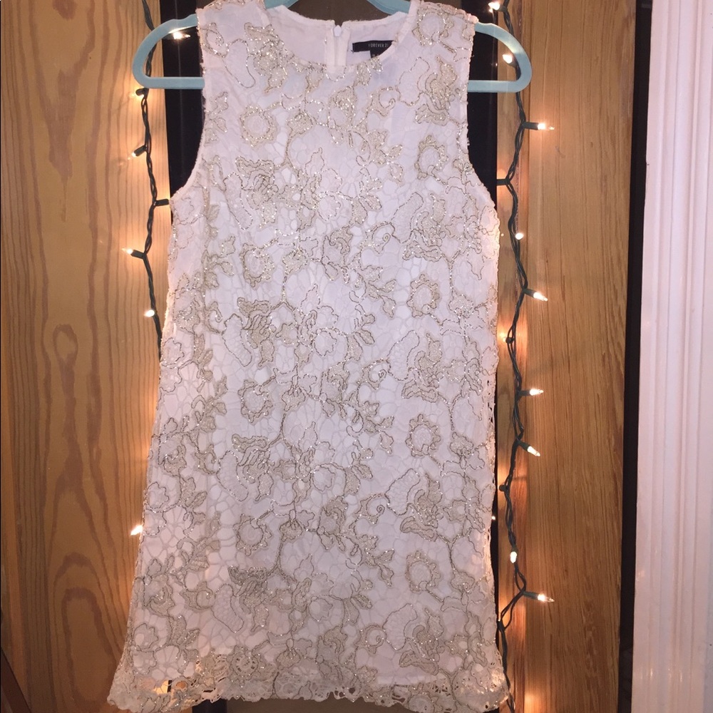 Lace White Dress